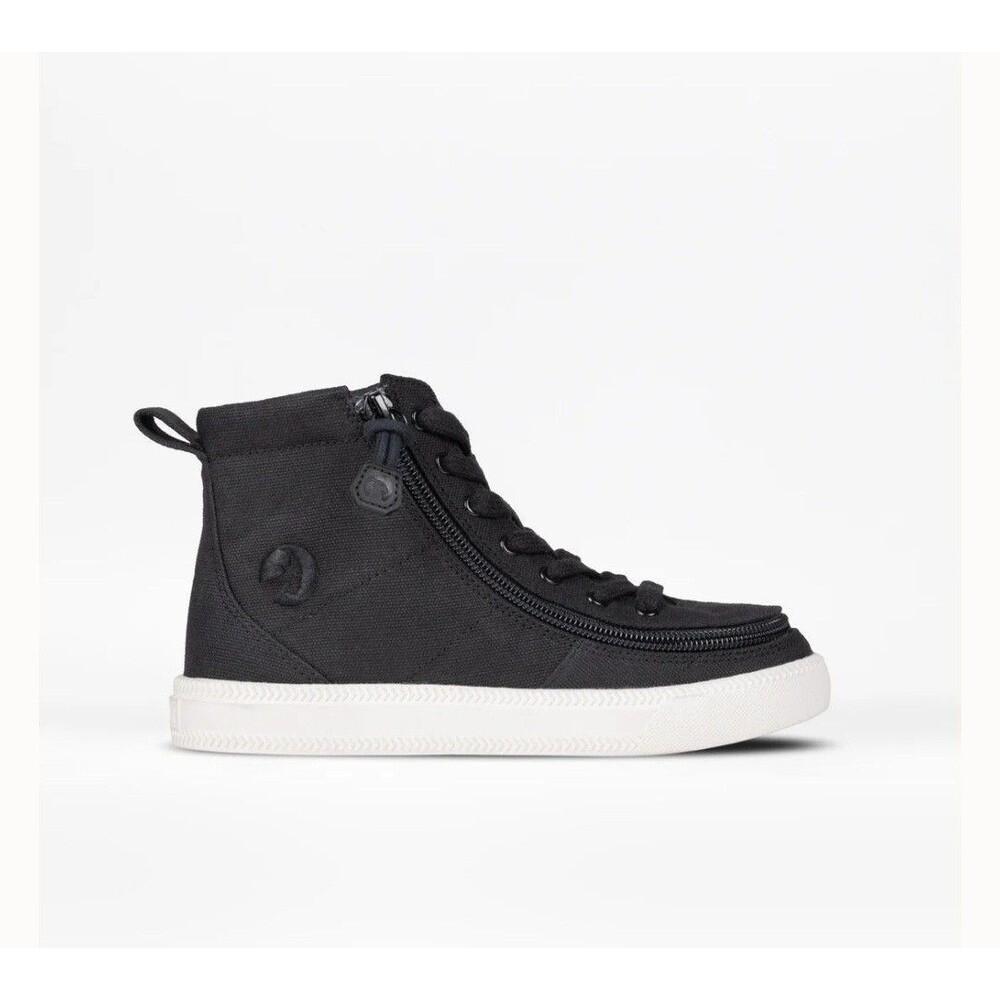 New Boy's BILLY Footwear Shoes Inclusion Adaptive Hi-top Black Zipper - Size 1